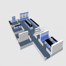 四会污水处理厂实验室建设 电子实验室规划图 实验室净化效果图解决方案