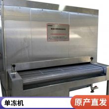 隧道式速冻机 肉制品速冻设备 商用面食冷冻流水线
