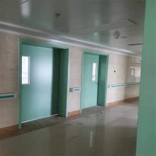 钢制医院用门 均采用优质无油、无花热镀锌钢板 门扇喷塑钢板厚