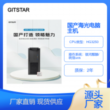 GITSTAR集特 商用办公台式机电脑GPC-100国产化海光HG3250统信