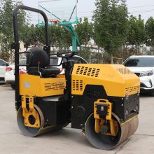 体育广场花园草坪沥青压平路面压实省时省力1吨2吨小型压路机