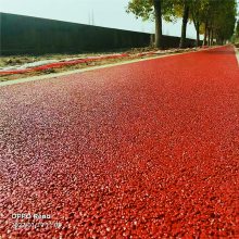 彩色增强剂海绵城市水泥路面地坪胶结料 广东地区透水地坪