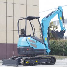 小型挖掘机家用挖土农用2吨果园工程钩机小挖机履带式挖掘机