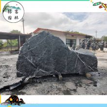齐齐哈尔黑山石，庭院黑山石造景，黑山石流水，驳岸石假山