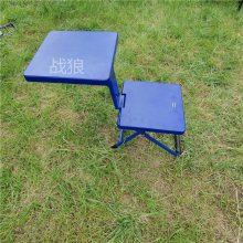 匠军户外便捷式多功能折叠两用学习椅、折叠椅写字椅户外野营专用写字椅多功能写字椅
