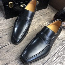 2020KGSS***定制新品皮鞋男商务正装百搭休闲鞋一脚蹬乐福鞋***