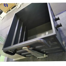 铁皮箱折叠金属周转箱可移动堆垛