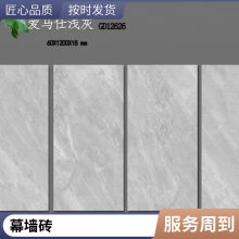 干挂幕墙砖 哑光园林景墙砖 仿大理石纹 别墅庭院PC厚砖