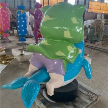 广州玻璃钢卡通雕塑 商场吉祥物卡通雕塑摆件
