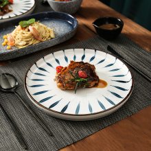 日式和风餐具 创意餐具套装 陶瓷家用西餐刀叉勺牛排盘子用品