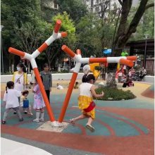 户外 小区公园双U型网红双人秋千景观智能健身器材