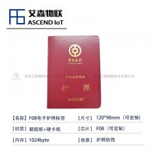 rfid电子护照 旅行社旅游护照电子身份证标签