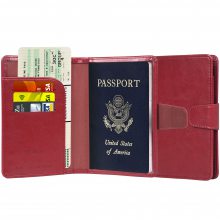 跨境***护照包PU皮护照夹简约证件卡套旅行机票夹护照收纳保护套