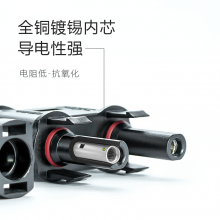 光伏系统T型2转1连接器直流电缆接头 汇流串联1分3接线头4BP/BN-15