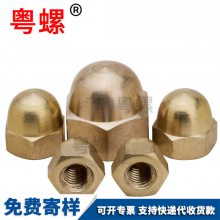 铜盖形螺帽 铜盖型螺母 铜盖母GB923 螺母定制