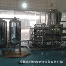 利佳40吨高纯水设备双级RO反渗透纯净水设备 +EDI 模块