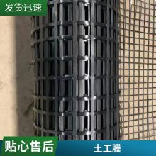 黑色聚丙烯PP土工格栅工程道路基加筋固护坡挡土双向塑料格栅