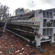 二手景津厂家60平方暗流水洗自动隔膜压滤机