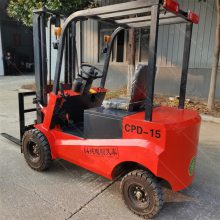 四轮前移式叉车 物流载货装卸车 库房升降堆垛车