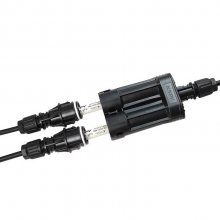 光伏2转1保险丝连接器*** 10A 1*** 20A 30A DC1500V 兼容MC4连接头