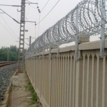 热镀锌刀刺网 铁路120g刺丝滚笼 铁路270g刺丝滚笼