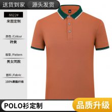 批发定做涤棉企业单位员工夏季短袖polo衫 个性文化衫T恤定制