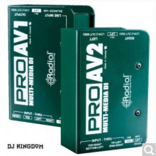 Radial PRO AV2  DI  ˫ͨ;ֱ RCA 3,5mm XLR ,1/4'' ͷ