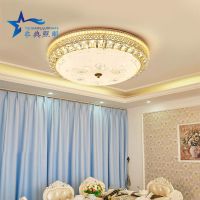 美式客厅灯餐厅卧室现代简约大气灯乡村田园水晶灯