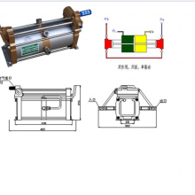 气动气体增压泵 型号 KM1-DTE02B库号 M209172