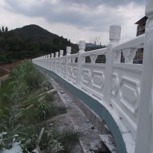 天艺模具全国供应仿石护栏模具 水泥仿石景观扇形护栏 仿大理石水泥栏杆 混凝土仿石围栏