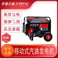 5KW小型汽油发电机YT6500DCE-2 5KW移动式220V