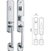 美标机械大门锁 双开门锁 机械门锁 房门锁 别墅门锁 ZS-8701S