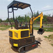 小型挖掘机 工程改造微型挖机 电缆挖沟15型挖掘机图片