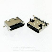6Pinʽǰĸ USB3.1DIP+SMTTYPE C L=6.8 ޵