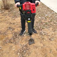 重量轻便携式挖树机 汽油动力链条挖树机 乐丰牌