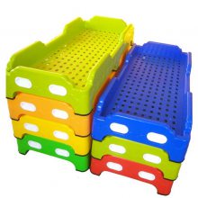 广西可定制儿童家具 幼儿园塑料幼儿睡床配套家具