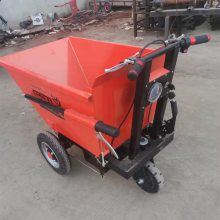 工地建筑电动翻斗车 小推车 三开门电动灰斗车