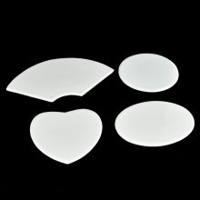 中式景德镇素白胎板圆形瓷片 陶瓷绘画釉上彩瓷板 创作瓷板瓷片
