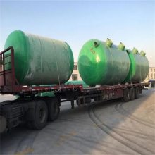 玻璃钢整体式化粪池 地埋一体隔油池 3立方 结构稳固 恒文生产厂家