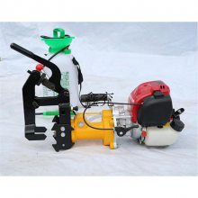 电动钢轨钻孔机铁路工务内燃钢轨打孔机便携式电动打眼器操作方便