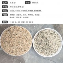莫来砂 20-40目 膨胀系数小 硬度高 耐火材料 宁博矿业