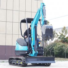 3万元的小型挖掘机大棚果园翻地挖沟微型钩机道路建设16小挖机