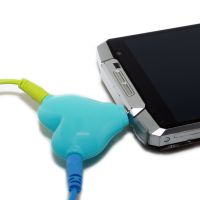 雷思尼 耳機(jī)分線器一分二轉(zhuǎn)換器1分2情侶分享器雙人音頻轉(zhuǎn)接頭