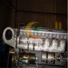 集油管道保温罩排气歧管隔热罩 蒸汽管道可拆卸式保温套 热媒泵保温衣 LNG***温管线保温套