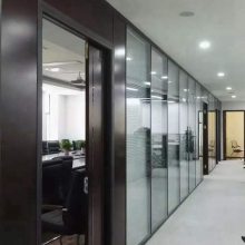 武汉办公室百叶玻璃隔断价格 双玻百叶隔断厂家 铝合金百叶隔断
