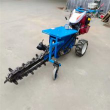 果园链条式开沟机-驰航电缆管道挖沟路面挖槽机-燃气管道开沟开槽机