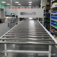 竹木纤维墙板淋胶机 泓骏达 精密计量 自动淋胶机