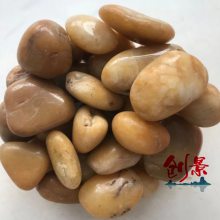 鹅卵石石笼景墙-园林铺路景观雨花石-清远英德河卵石堆场