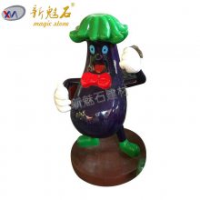 玻璃钢户外卡通雕塑摆件定制景区园林超市购物美陈道具落地创意件