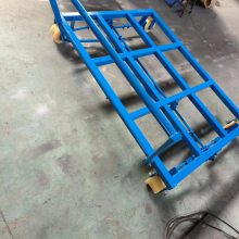 铁路作业手推车 轨道交通作业平板车 离手即刹双向运行